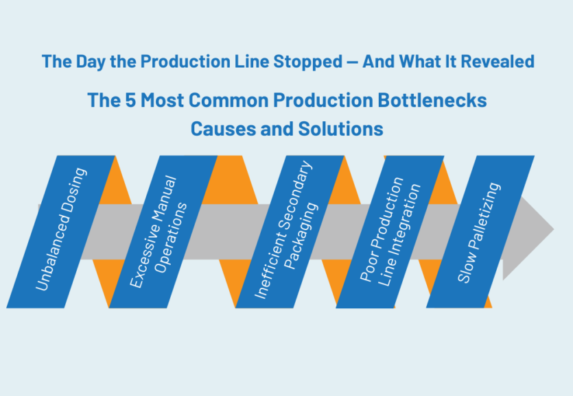 Automated packaging line improving production efficiency by eliminating bottlenecks